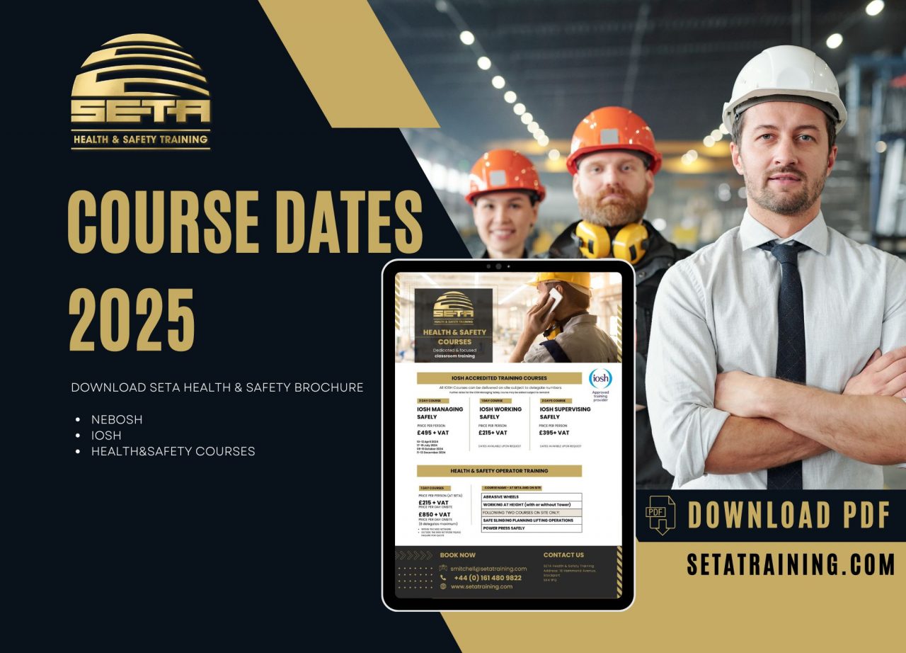 SETA Training Courses | GOLD NEBOSH IOSH Health & Safety Manchester ...